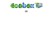 Tablet Screenshot of ecobox-pet.com